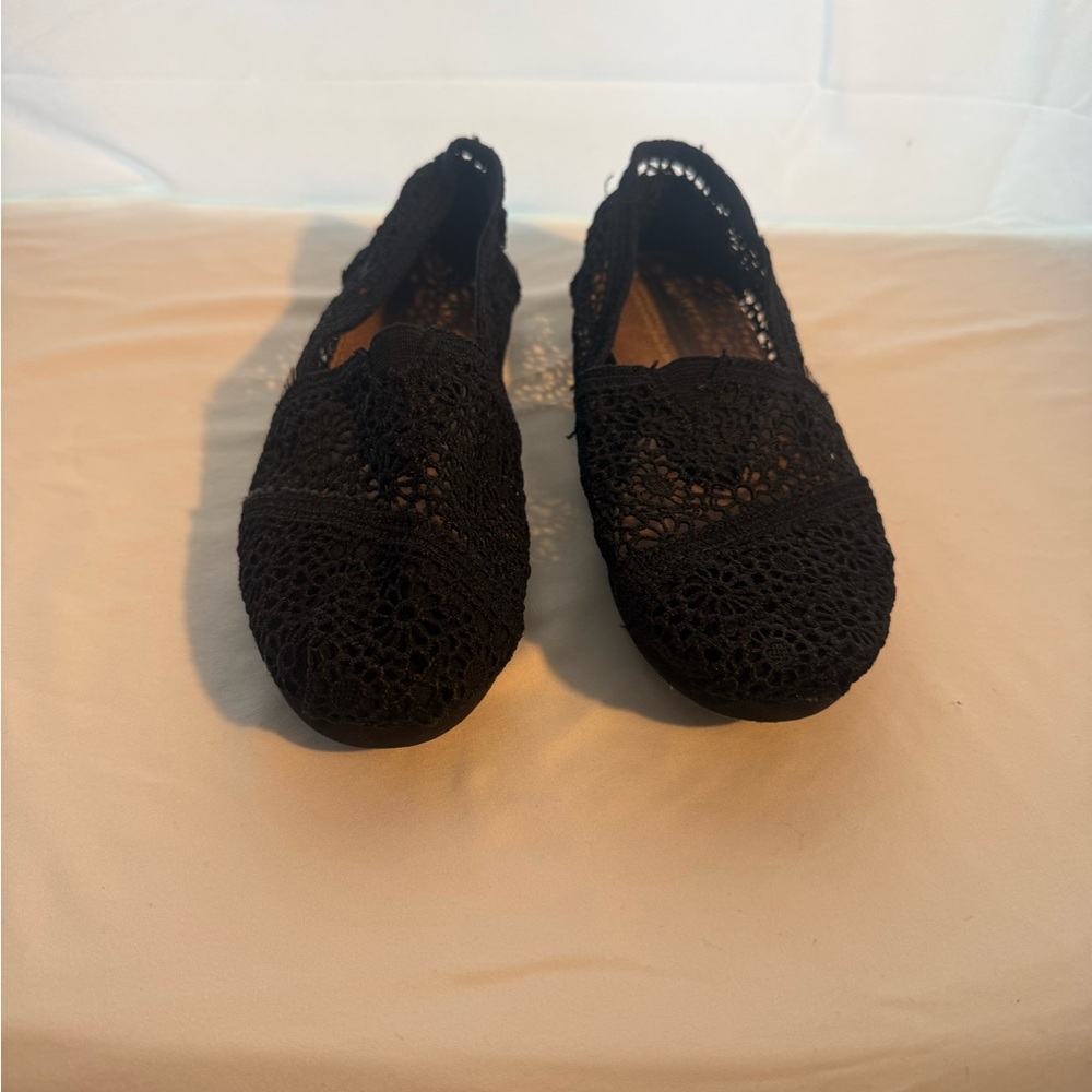 Black Crochet Women's Shoes